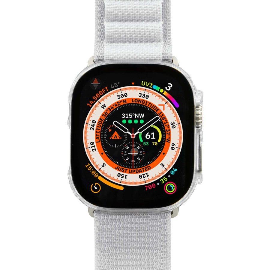 Laut Shield Clear Glass Pc Protector For Apple Watch 41mm
