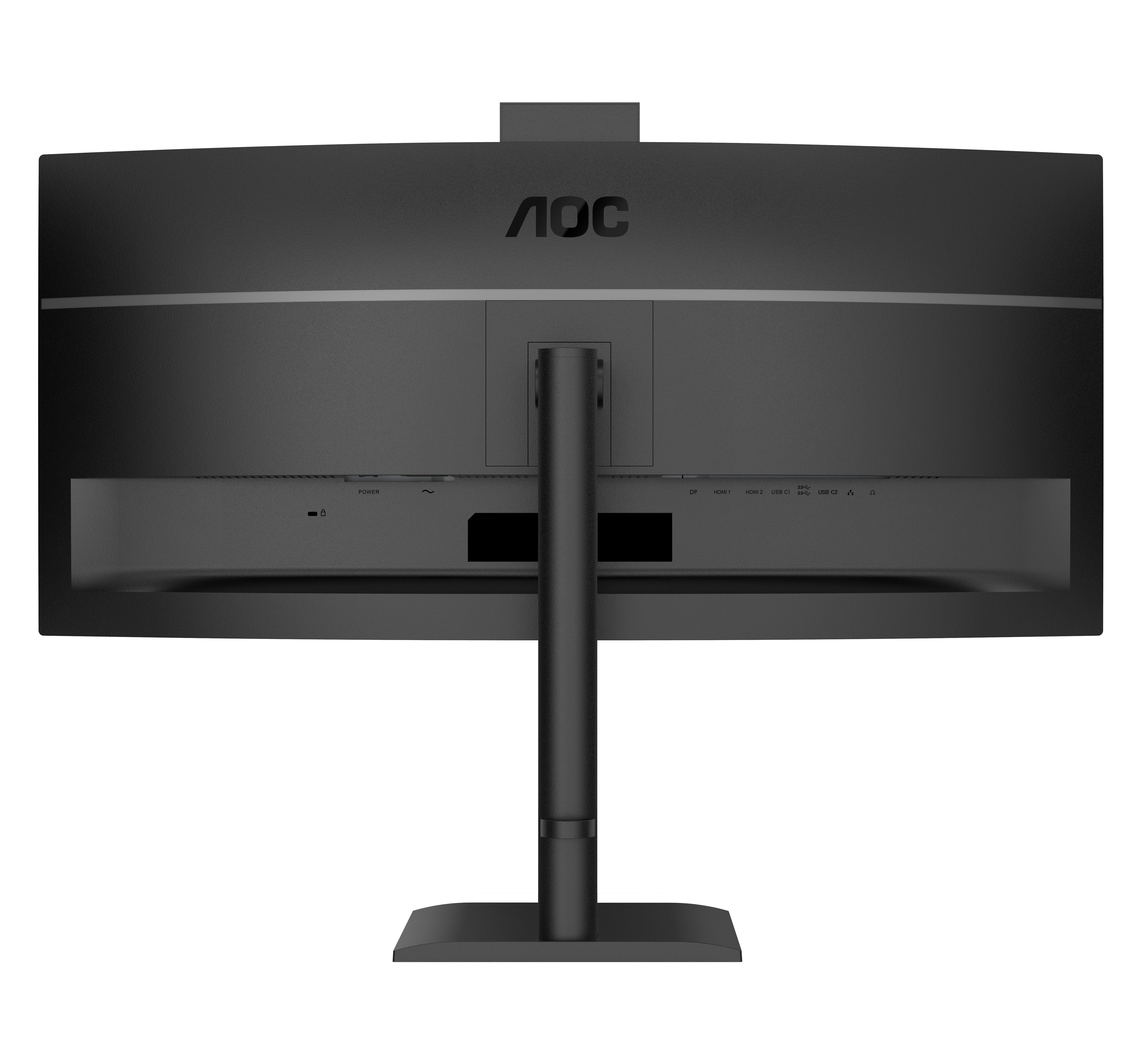 Aoc Cu34e4cv - 34 Zoll Wqhd Curved, (3440x1440, 120 Hz, 2x Hdmi 2.0, Dp 1.4, Dp, Usb-C (90 W Power Delivery), Rj45, Usb Hub) Schwarz