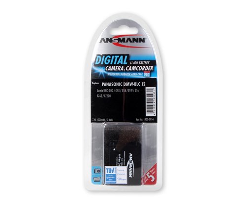 Ansmann A-Pan Dmw-Blc12 1000mah 7,4v Panasonic Lumix