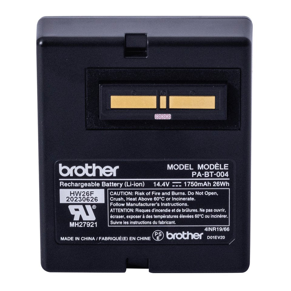 EAN 4977766836647 - Brother PA-BT-004 pieza de repuesto de equipo de impresión Batería 1 pieza(s) imagen 1
