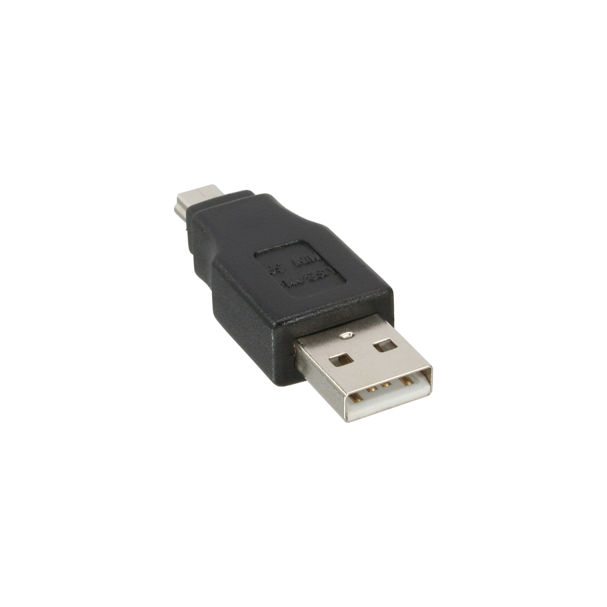 Adaptador Inline Usb 2.0 Tipo A Macho A Mini-Usb De 5 Pines Macho