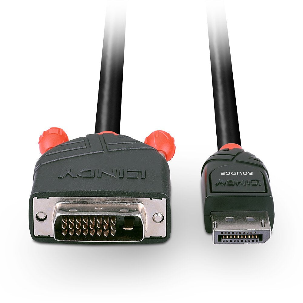 Lindy 41491  Cable  2 M Displayport Dvi Negro