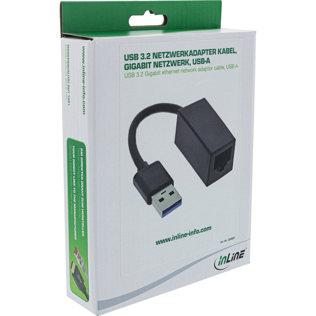 Inline® Usb 3.0 Gigabit Ethernet Network Adaptor Cable