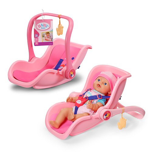 Zapf Creation Baby Born® Silla De Bebé Rosa, Accesorios Para Muñecas Rosa 839843
