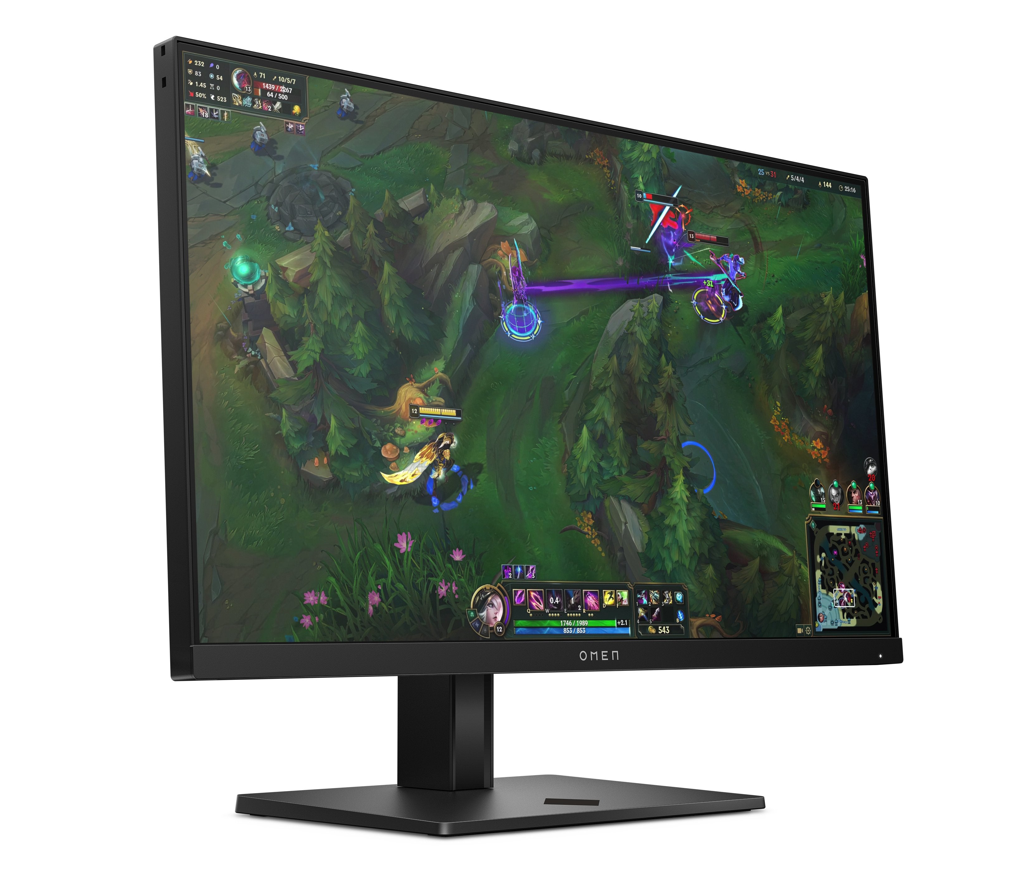 Monitor Hp Omen 25 24,5" Fhd 360hz 1ms Ips Displayhdr400 G-Sync Rgb Altura Ajustable Gamer Pro