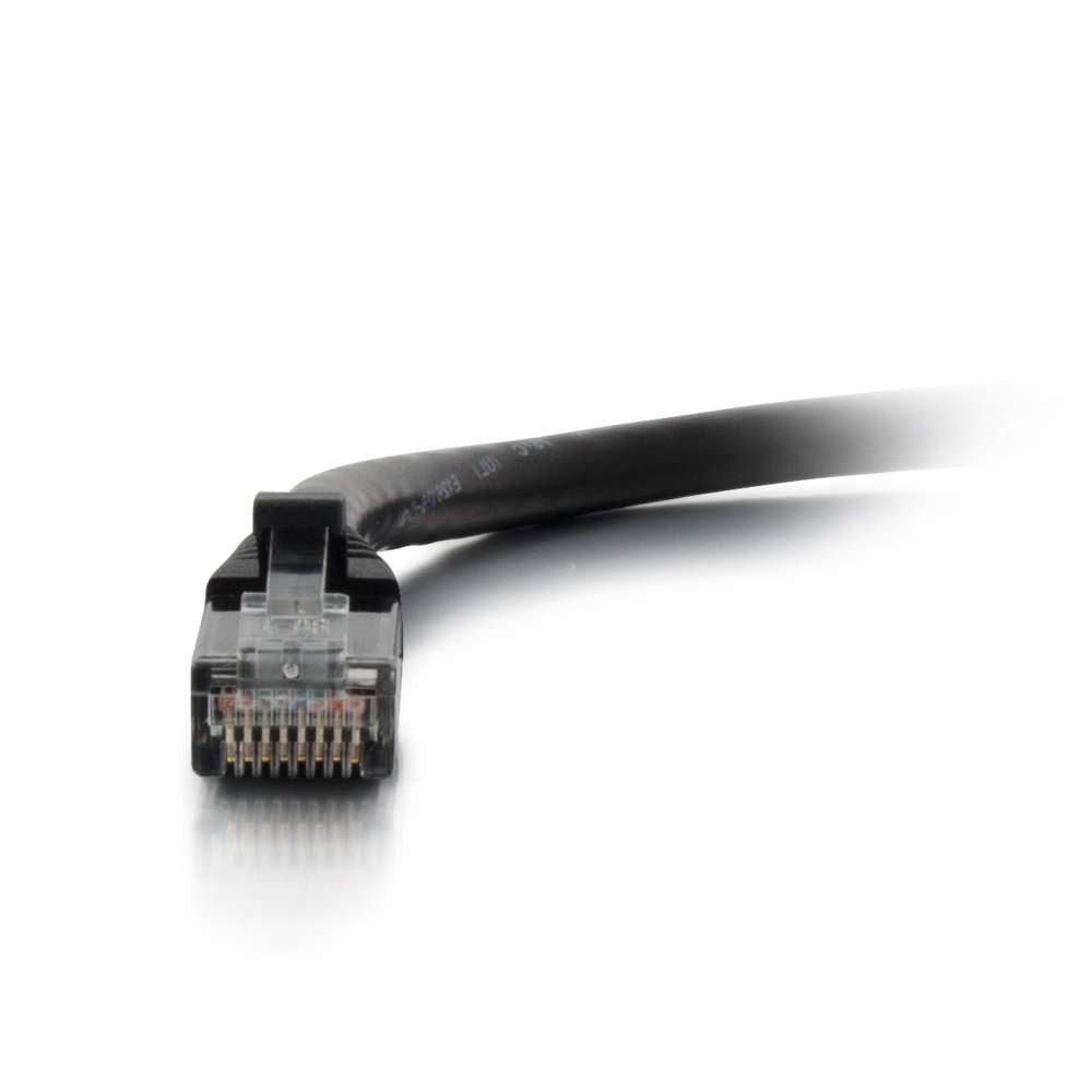Cable C2g De Conexión De Red De 0,3 M Cat5e Sin Blindaje Y Con Funda (Utp), Color Negro