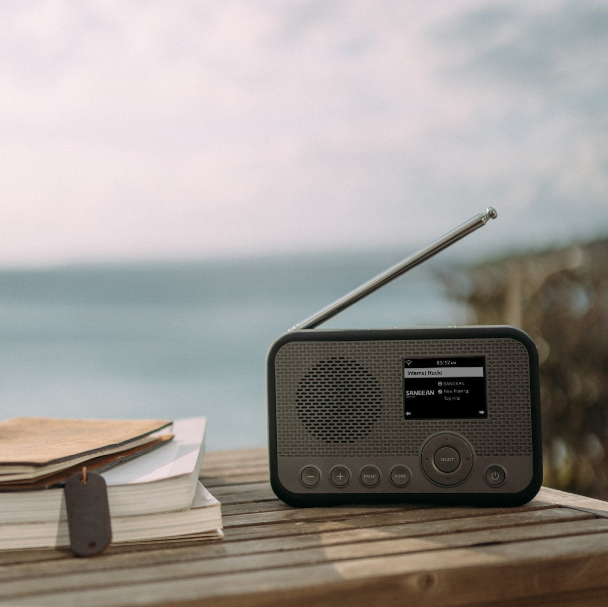 Radio Portátil Sangean Wfr-39 Grey Black