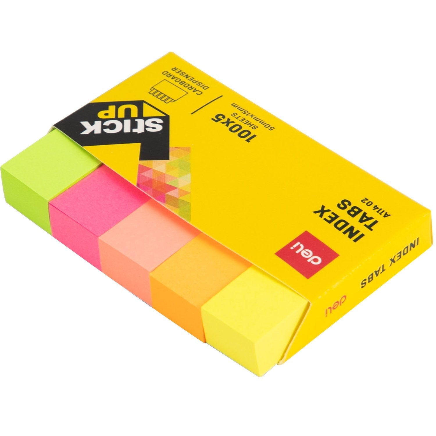 Deli Indices Adhesivos 5x100h 50x12mm Colores Surtidos Brillantes