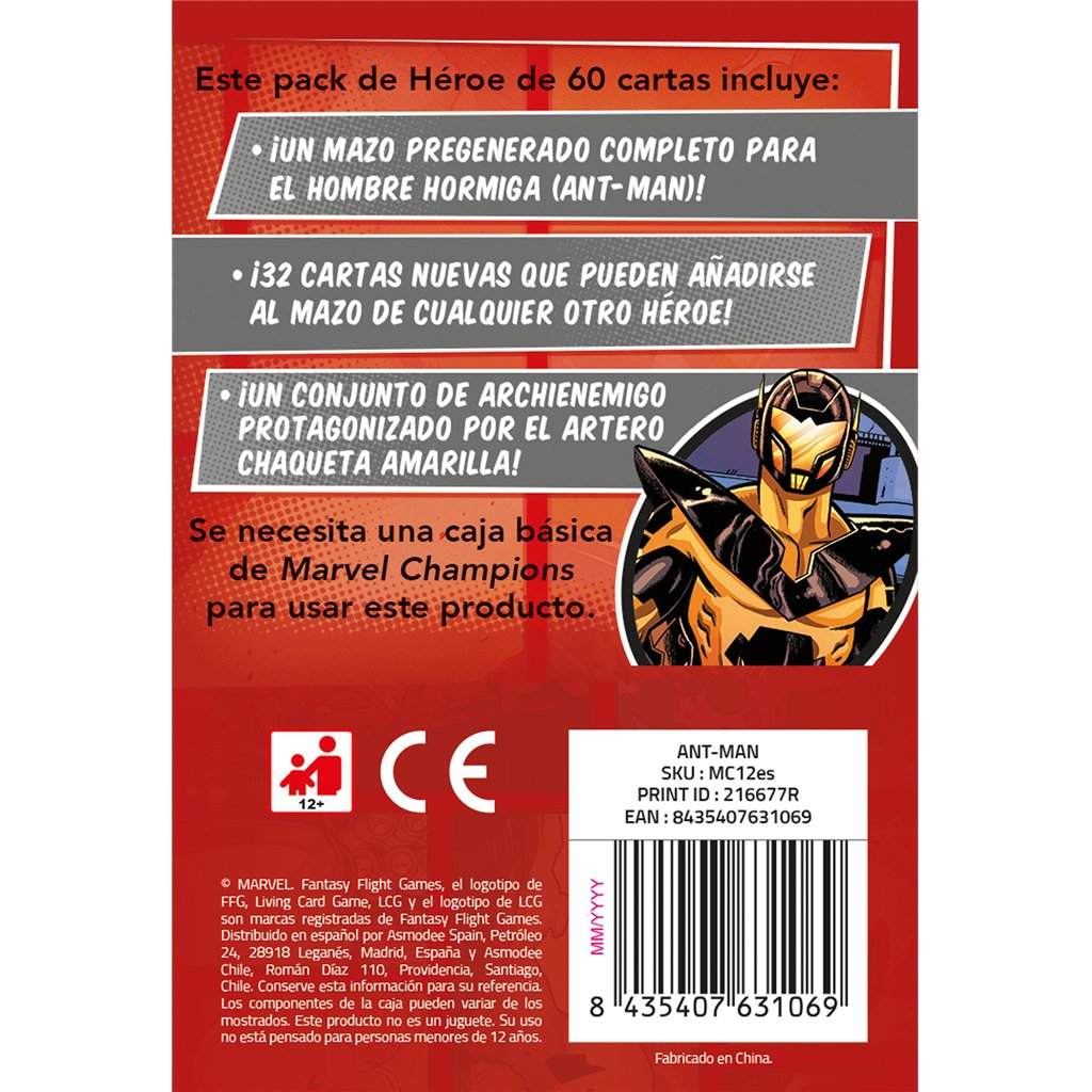 EAN 8435407631069 - Asmodee Ant-Man 90 min Juego De Cartas imagen 2
