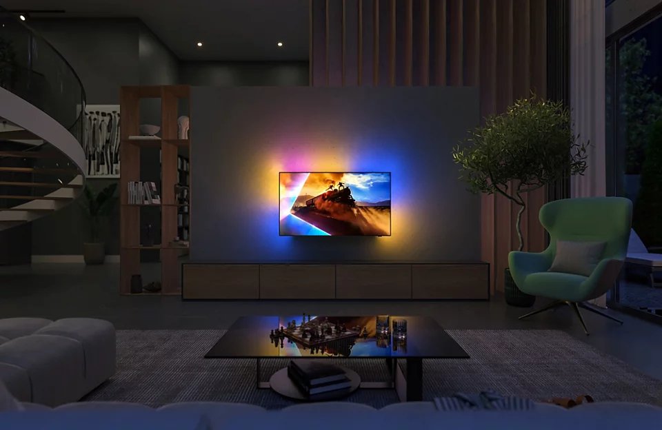 Philips 65oled761/12 164 Cm 65 Pulgadas), Negro, Ultrahd/4k, Ambilight 3-Seitig, 120hz Panel) 65oled761/12