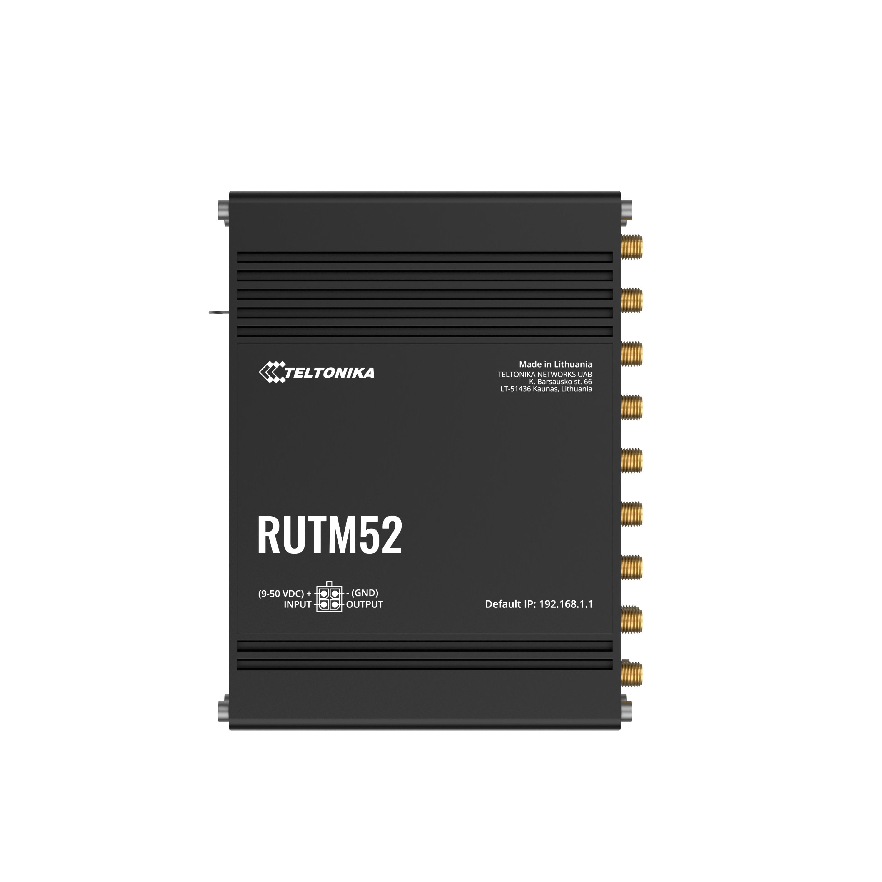 EAN 4779051841493 - Teltonika RUTM5210B000 router inalámbrico Gigabit Ethernet Doble banda (2,4 GHz / 5 GHz) 5G Negro imagen 5