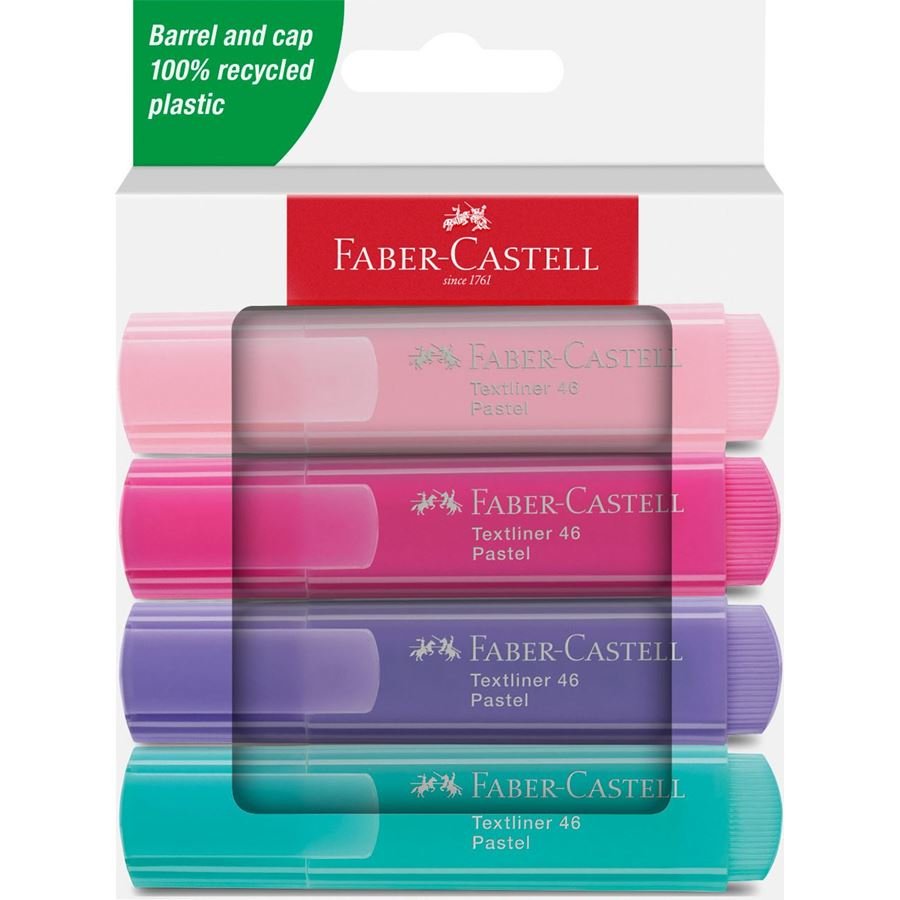 Faber-Camell Textmarker Tl 46 Pamell 4er Kartonetui