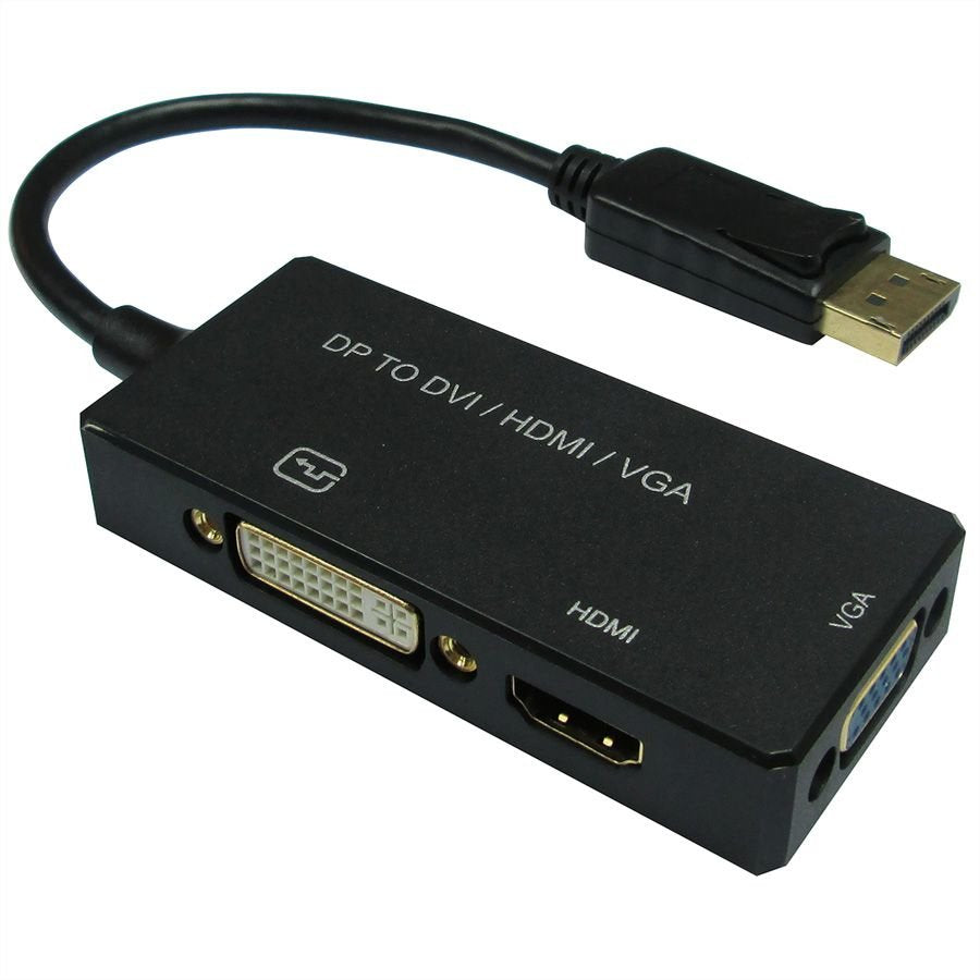 EAN 7611990146024 - VALUE 12993153 0,1 m DisplayPort VGA (D-Sub)+ HDMI + DVI Negro imagen 1