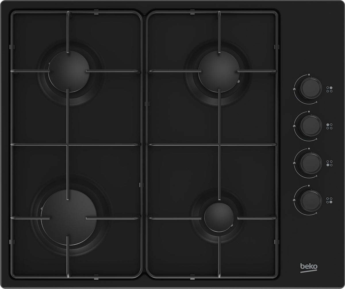 EAN 8690842418839 - Beko HIBG64120SB hobs Negro Integrado 60 cm Encimera de gas 4 zona(s) imagen 1