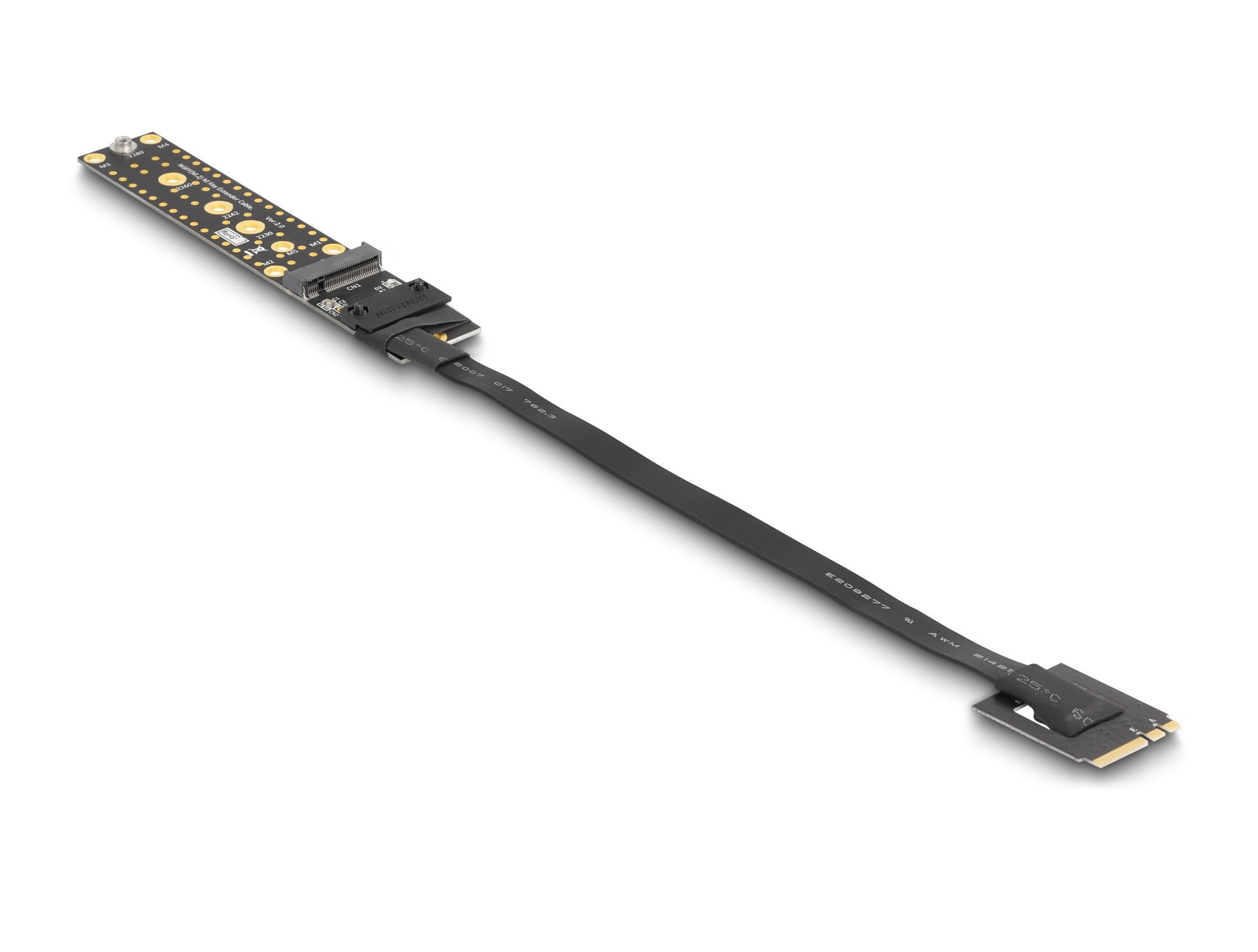 Delock 64215 Tarjeta De Expansion Nvme M.2 Clave A+E Macho A Clave M Ranura Con Cable De 20 Cm