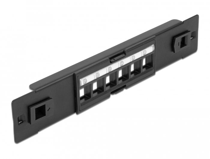 Delock 10? Keystone Patchpanel 6 Port Werkzeugfrei