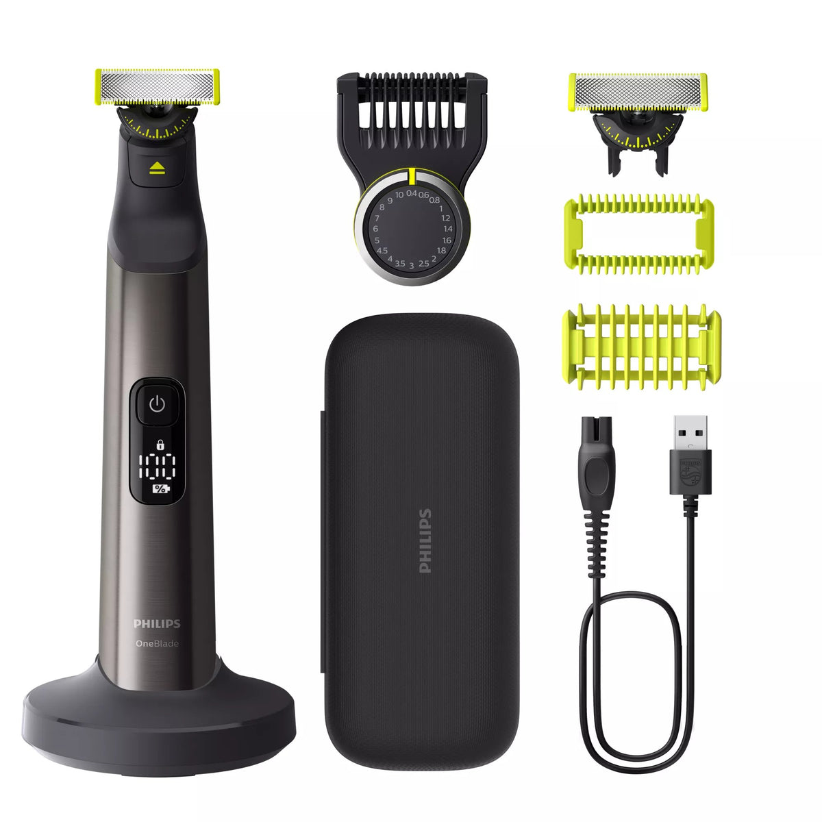 EAN 8720689027359 - Philips QP6652/30 depiladora para la barba Batería 20 1 cm Mojado y seco Cromo imagen 1