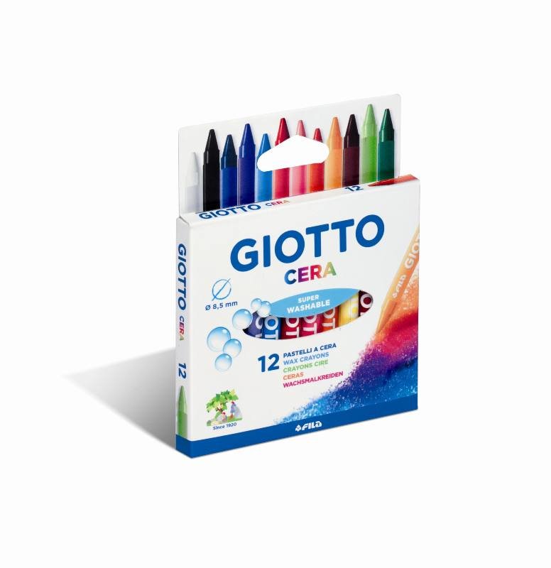 Lapices Cera Giotto 12 Colores
