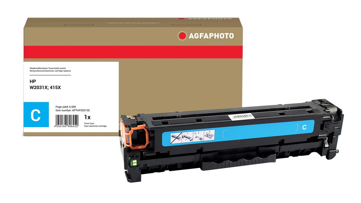 EAN 4250164896452 - AgfaPhoto APTHP2031XE cartucho de tóner 1 pieza(s) Compatible Cian imagen 1