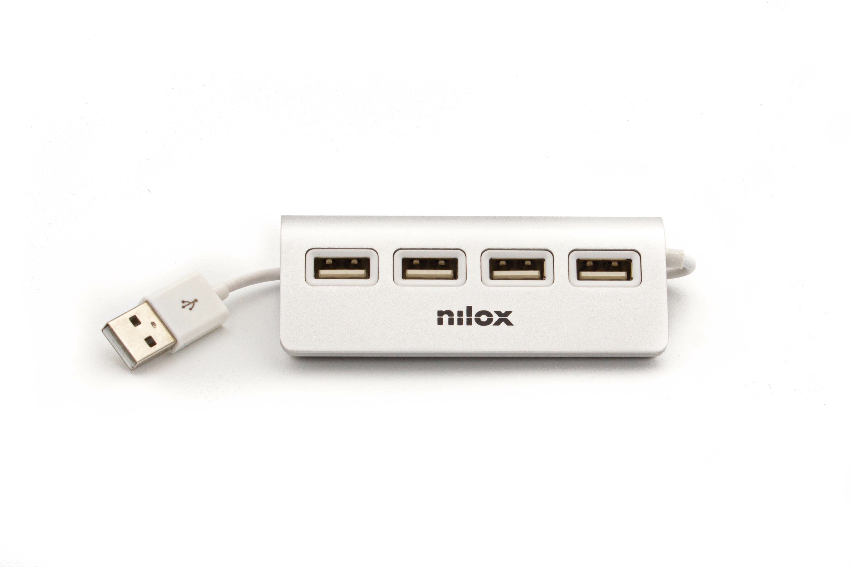 Hub 4 Puertos Usb 2.0 Alu