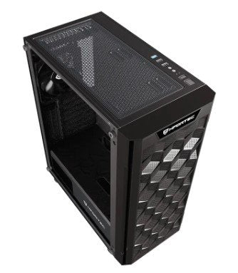 Nfortec Azir Black Tempered Glass Usb 3.0 Black