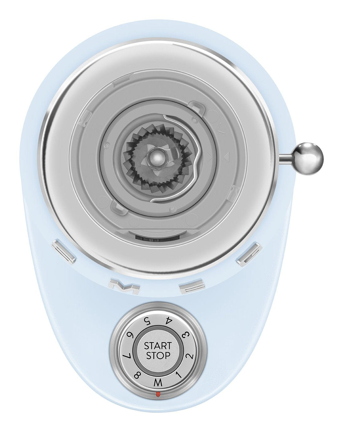 Molinillo De Café Smeg Cgf03pbeu, 15 Niveles De Molienda, Depósito De 240 G, 150 W, Azul Claro.
