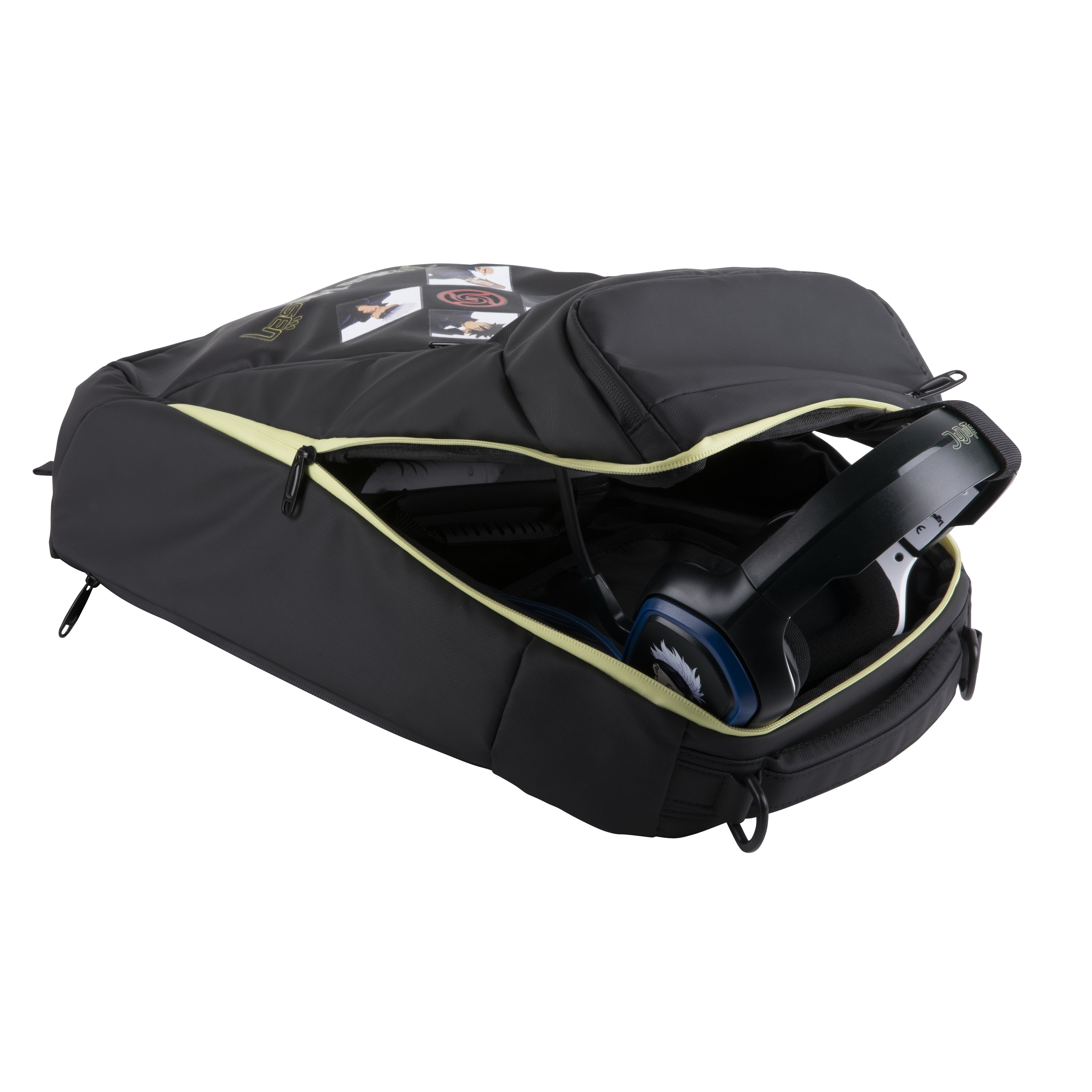 Mochila Gaming Konix Jujutsu Kaisen 17 Backpack 11 Bolsillos Interiores 4 Exteriores  Kx-Juju-Bpk-17