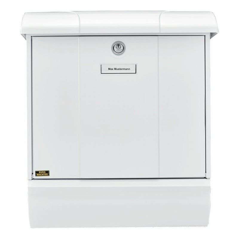 Burg-Wächter Olymp-Set 91600 W Briefkasten Chapa De Acero Blanco