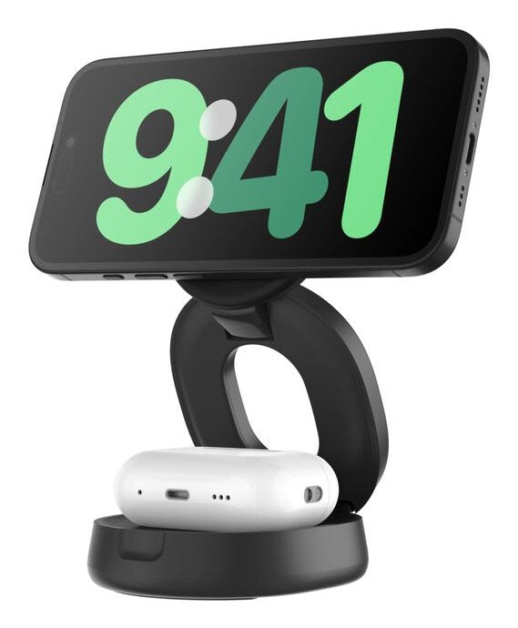 Belkin Boost Charge Adjustable Mag.2-In-1 Ch.Qi2 Bl. Wiz035kqbk