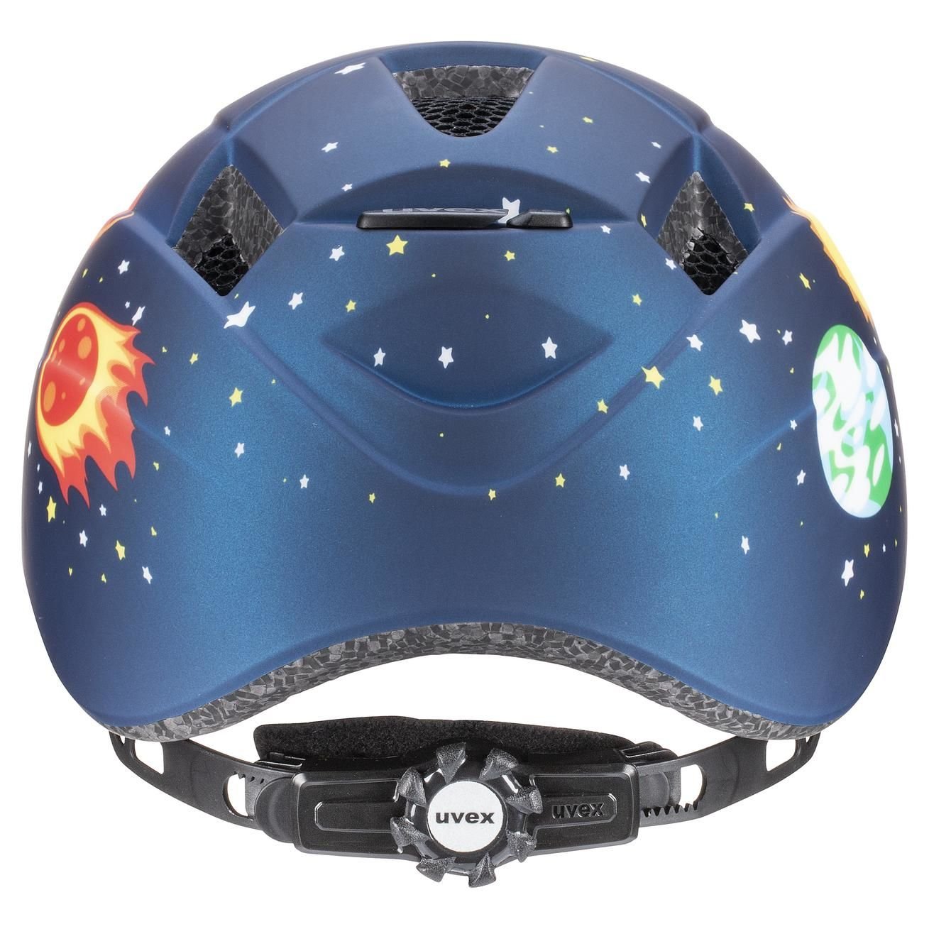 Casco De Bicicleta Infantil Uvex Kid 2 Cc Dk.Blue Rocket M.46-52 Cm