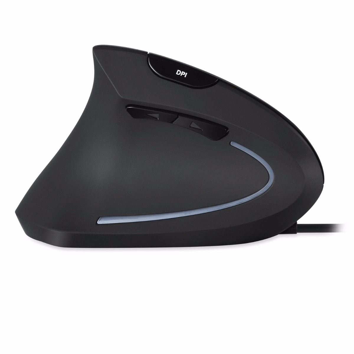 Perixx Perimice-513 L, Ratón Ergonómico, Para Zurdos, Vertical, Negro