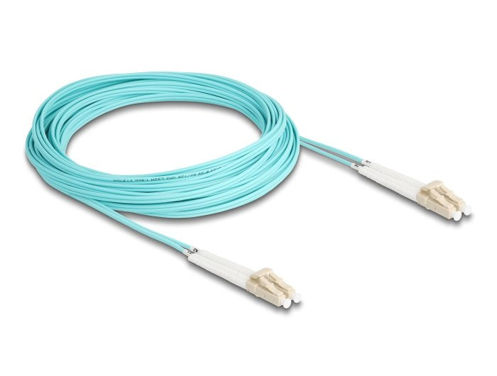Delock Lwl Cable Lc Duplex A Lc Duplex Multimode Om3 Winkelbar 10 M