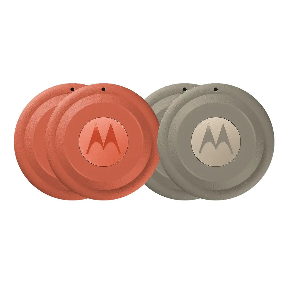 Motorola Moto Tag 2 Etiqueta Bluetooth Antipérdida Para Teléfono Móvil Pantone Arabesco Pantone Roble Laurel (Paquete De 4)
