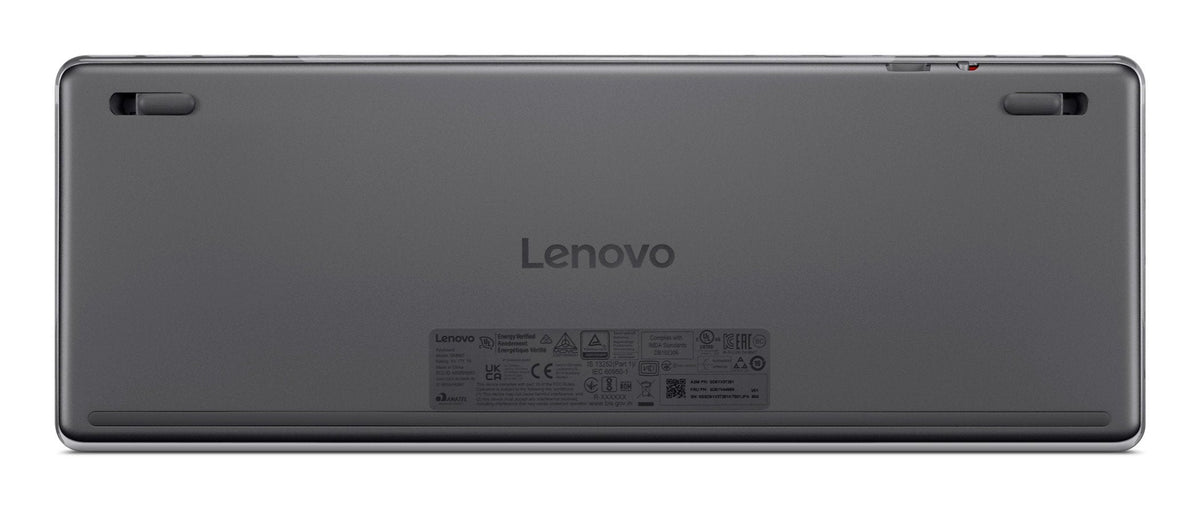 Lenovo 4y41v37355, Tenkeyless (80 - 87 %), Con Cable & Inalámbrico, Usb + Rf Wireless + Bluetooth, Optischer Schlüsselschalter, Led, Gris