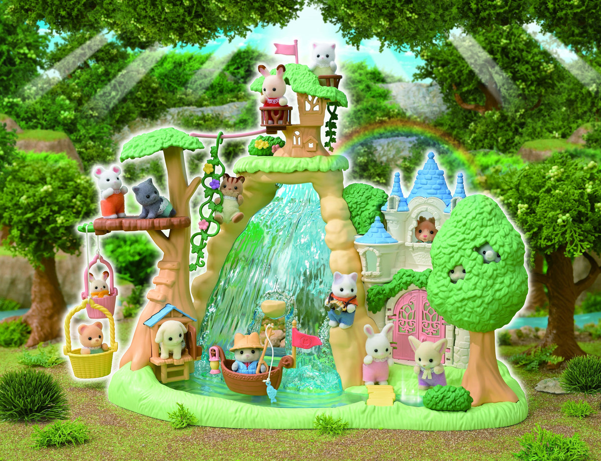 Sylvanian Families Playset Secret Forest Falls