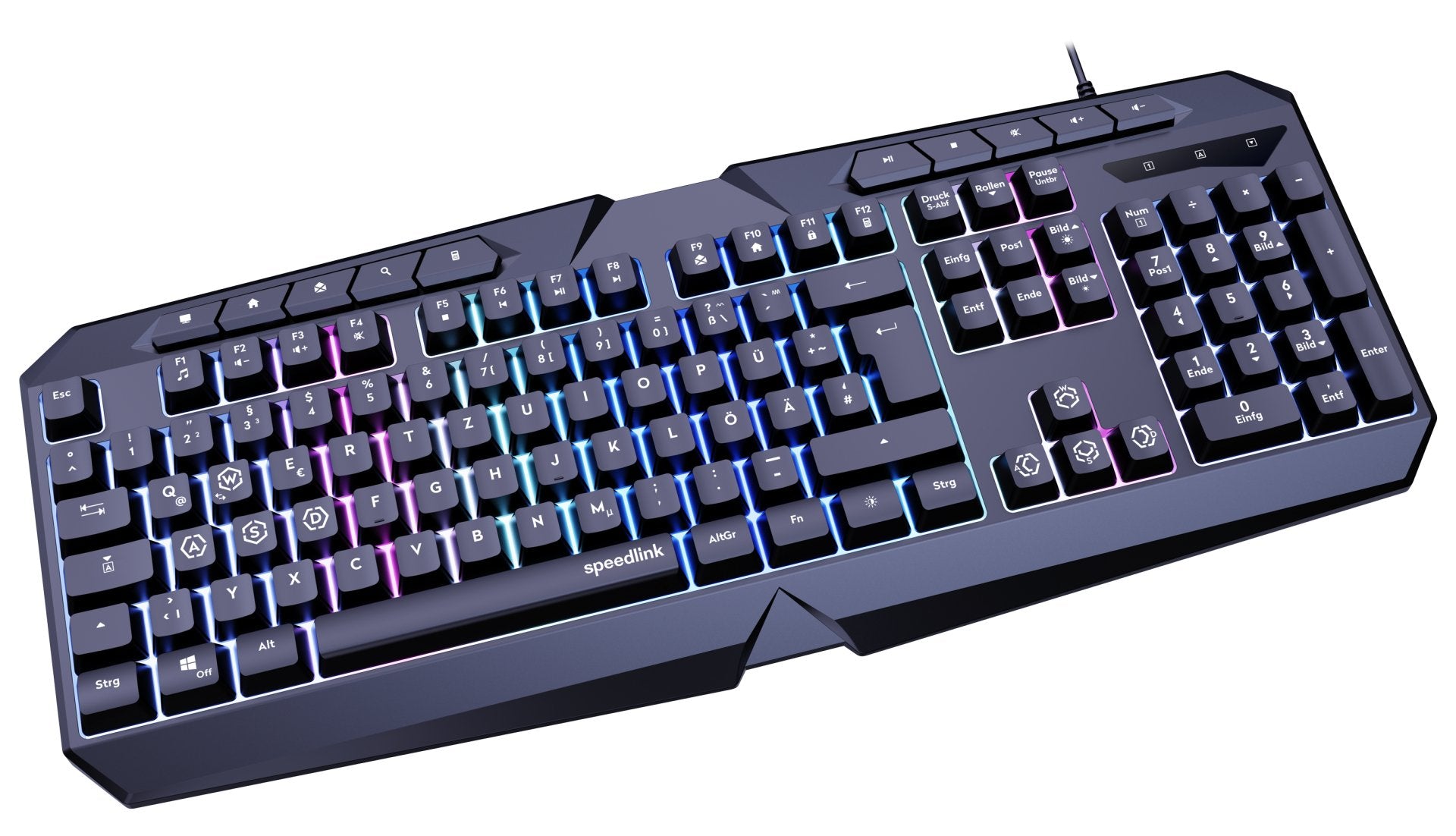 EAN 4027301322170 - SPEEDLINK LUDICIUM teclado Juego USB QWERTZ Alemán Negro imagen 2