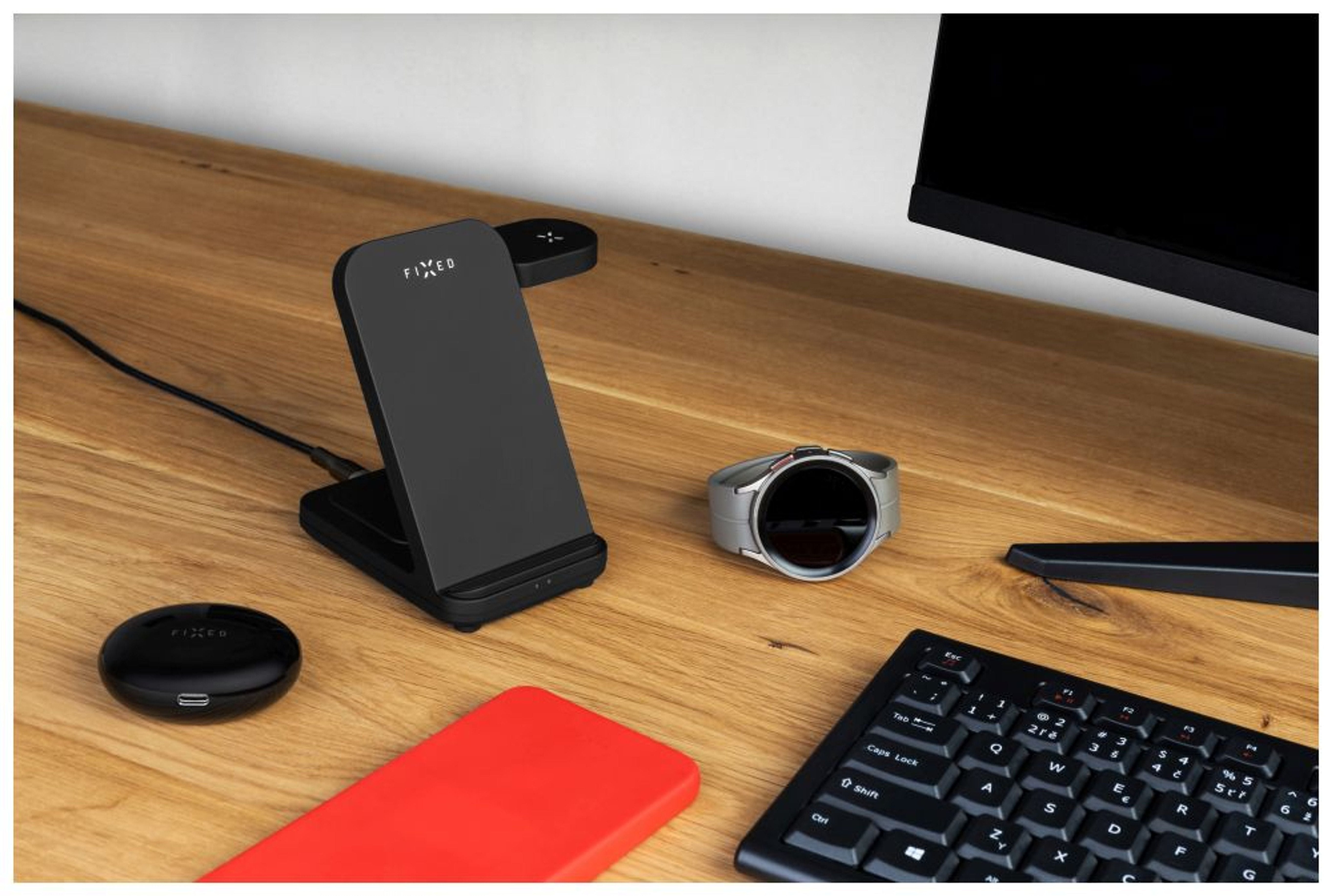 EAN 8591680154227 - FIXED FIXPOS-SA-BK cargador de dispositivo móvil Reloj inteligente, Smartphone, Auriculares Negro USB Car imagen 8