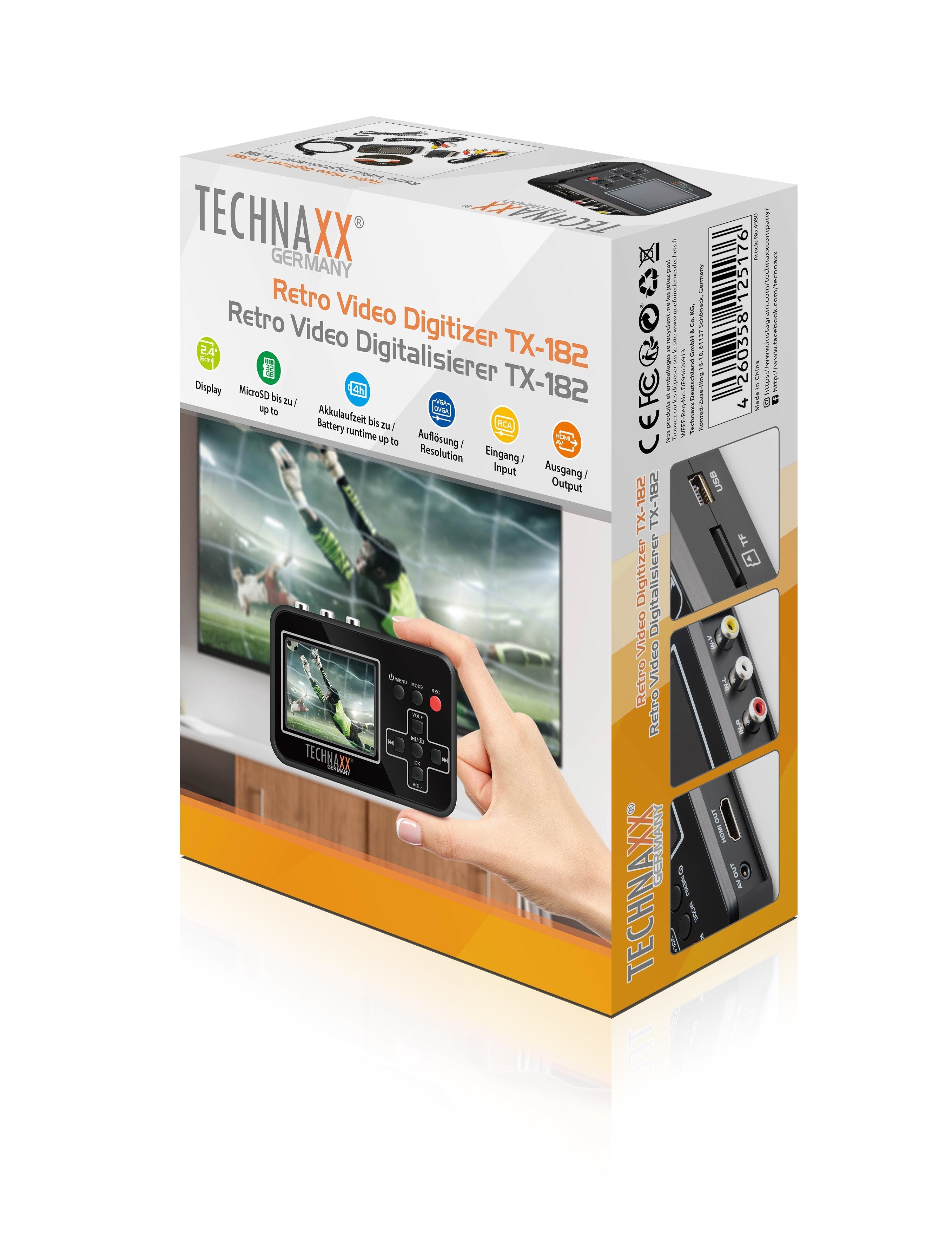 Digitalizator Wideo Retro Fhd/Vga/Qvga 2.4" Tx-182
