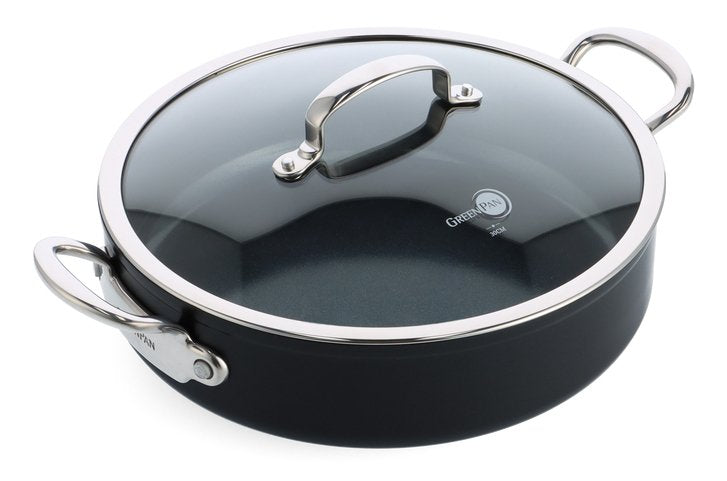 Greenpan Barcelona Pro Sauté Pan 30cm Black
