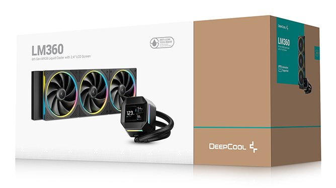 EAN 6933412729471 - DeepCool LM360 Procesador Kit de refrigeración líquida 12 cm Negro 1 pieza(s) imagen 6