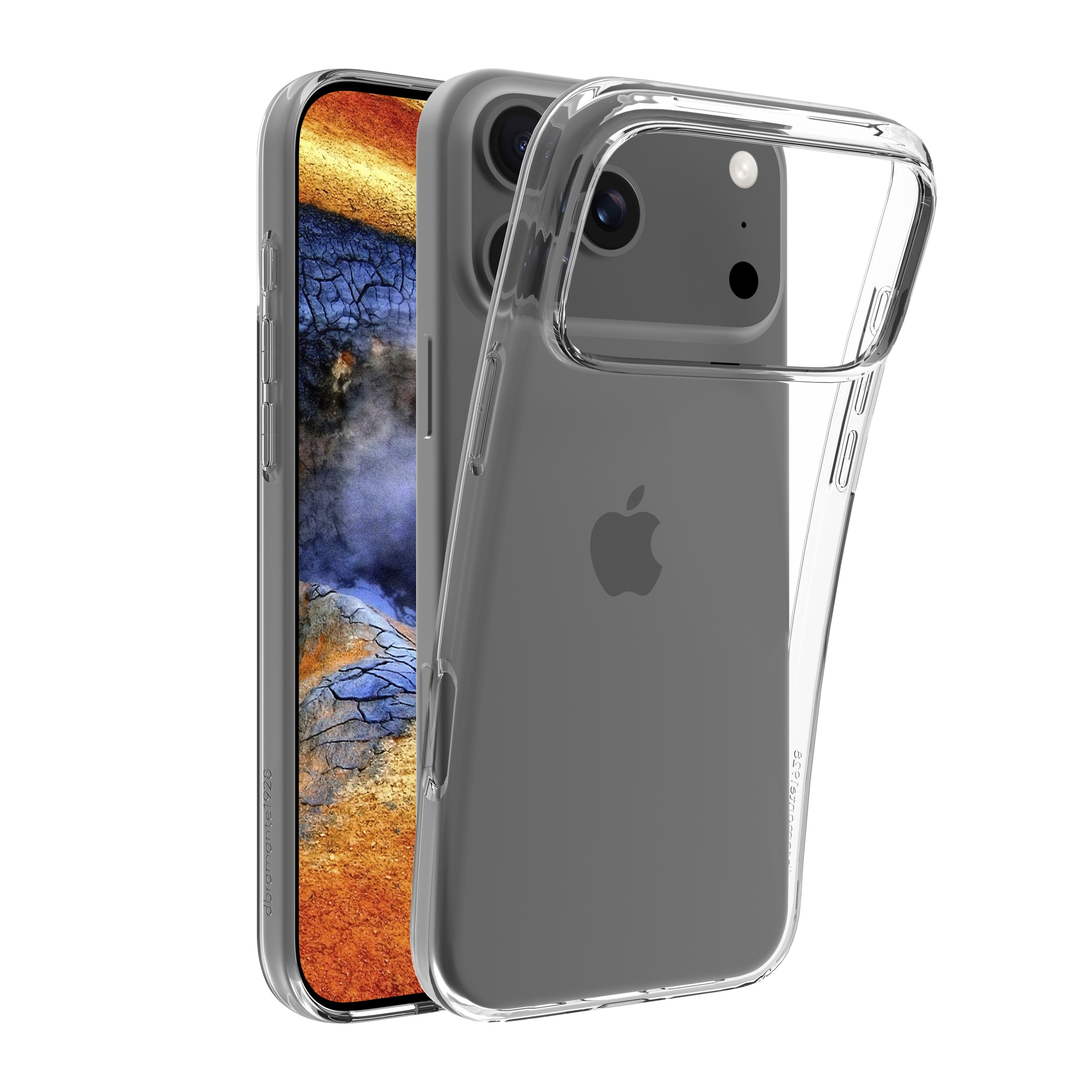 Dbramante1928 Nuuk Carcasa Trasera Para Teléfono Móvil Grueso Plástico Transparente Para Apple Iphone 17 Pro Max