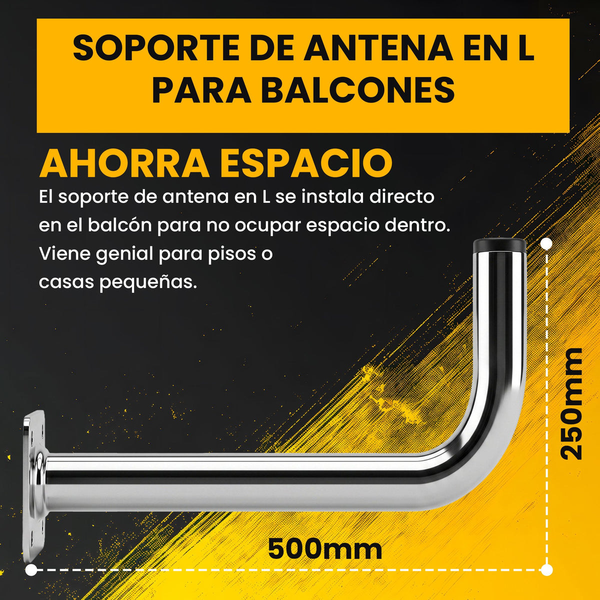 EAN 5902560366815 - Extralink L500 BALCONY HANDLE MOUNT WITH U-BOLTS M8 imagen 8
