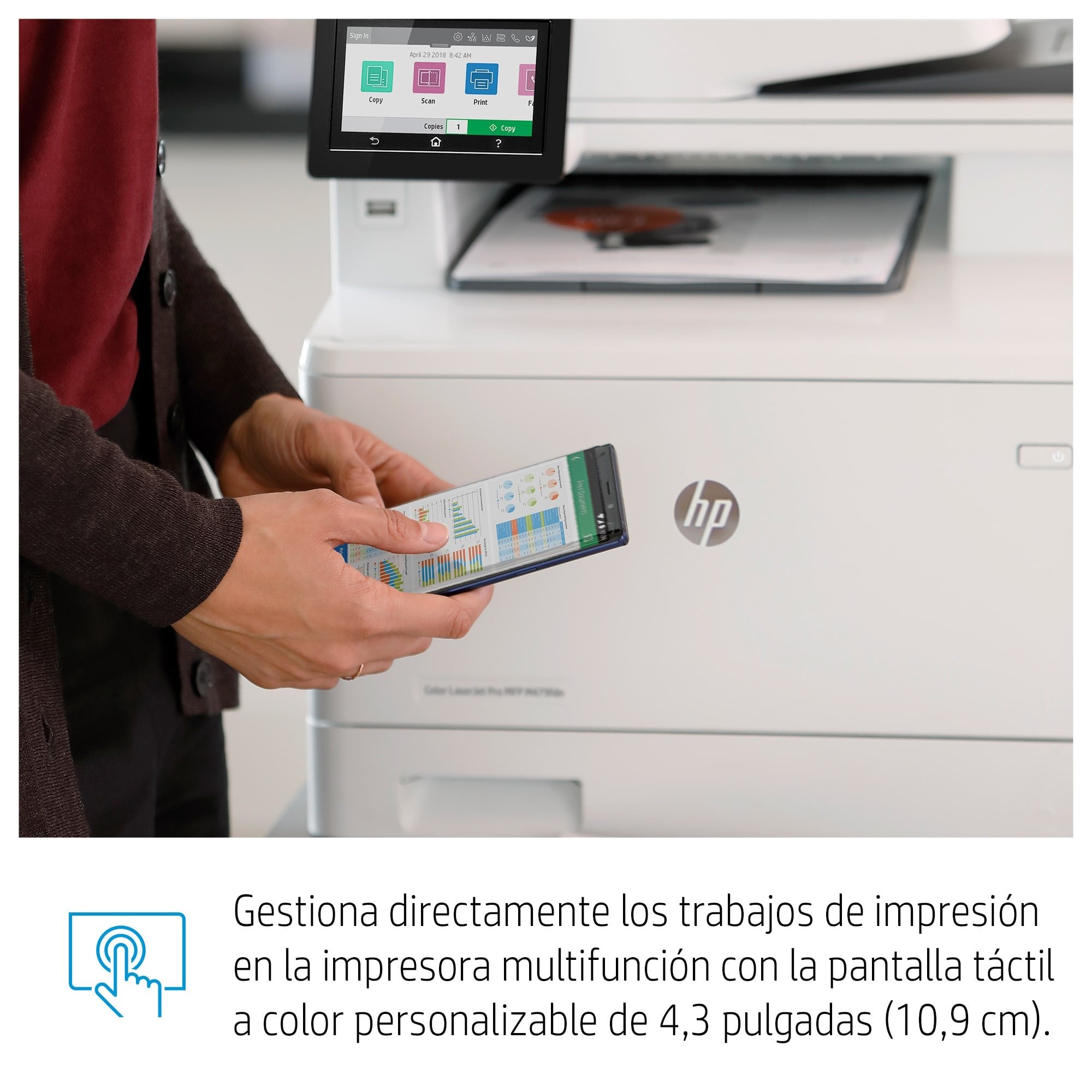 EAN 0192018996687 - HP Color LaserJet Pro MFP M479fnw Laser A4 600 x 600 DPI 27 ppm Wifi imagen 9