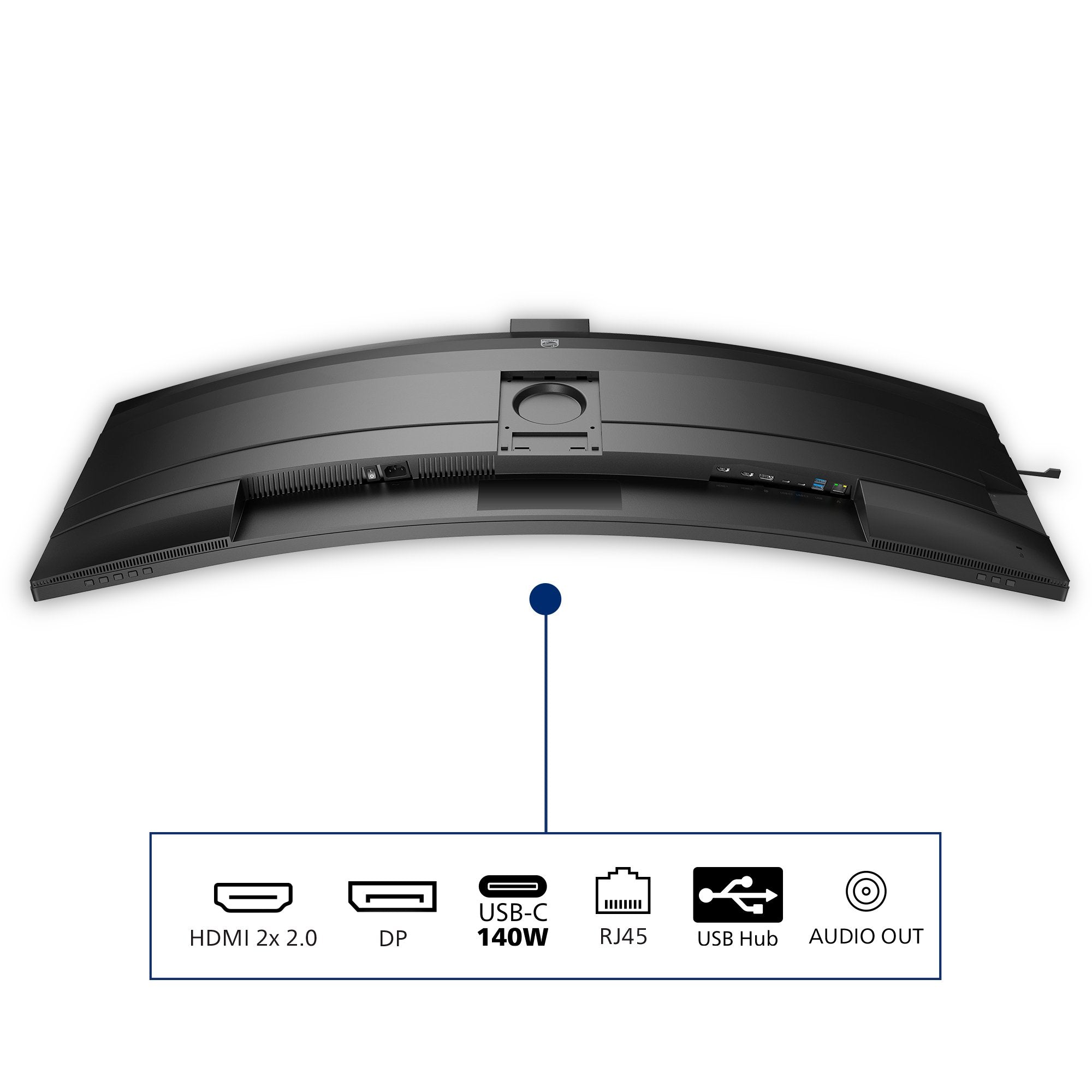 EAN 8712581802554 - Philips 49B2U6900CH/00 pantalla para PC 124 cm (48.8") 5120 x 1440 Pixeles Dual QHD LCD Negro imagen 8