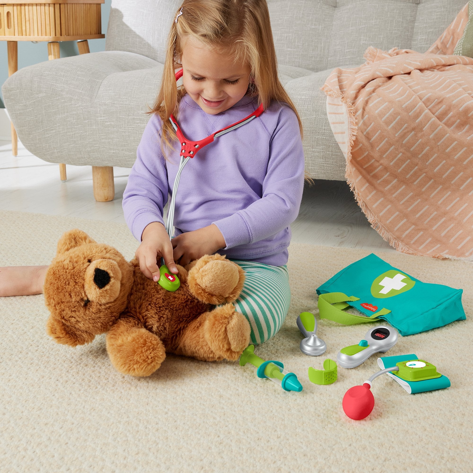 Bolsa De Doctor Fisher-Price, Juego De Roles 7 Partes Hyh26