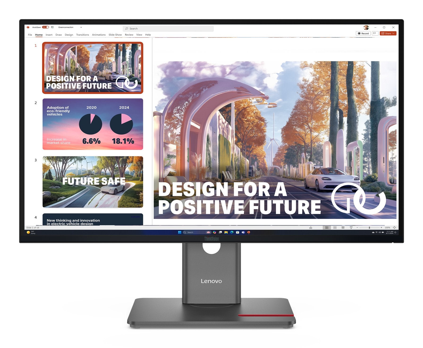 Thinkvision P27qd-40 27in Wled