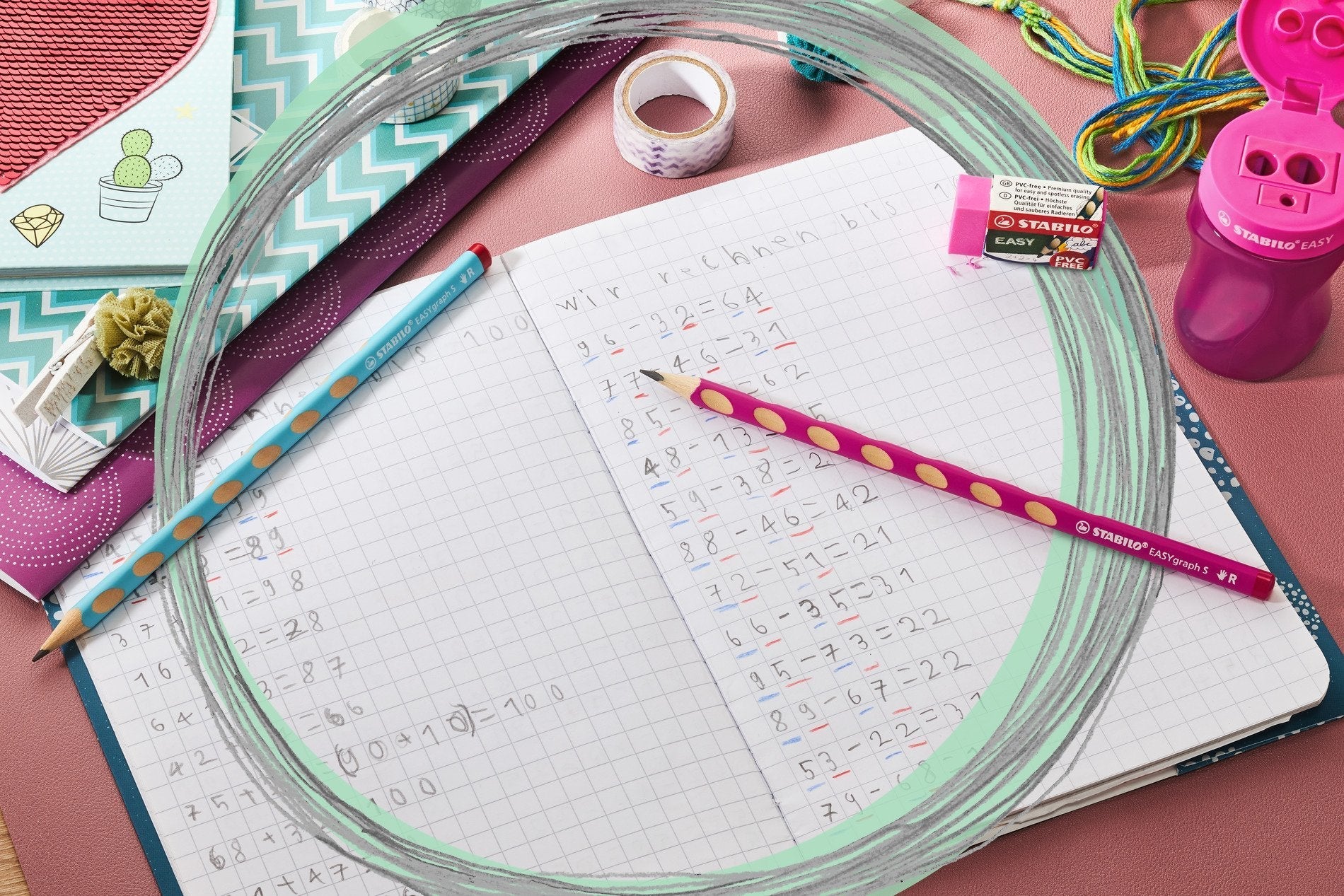 Stabilo Lapiz Easygraph S Zurdos 325 Hb Petróleo -6u-