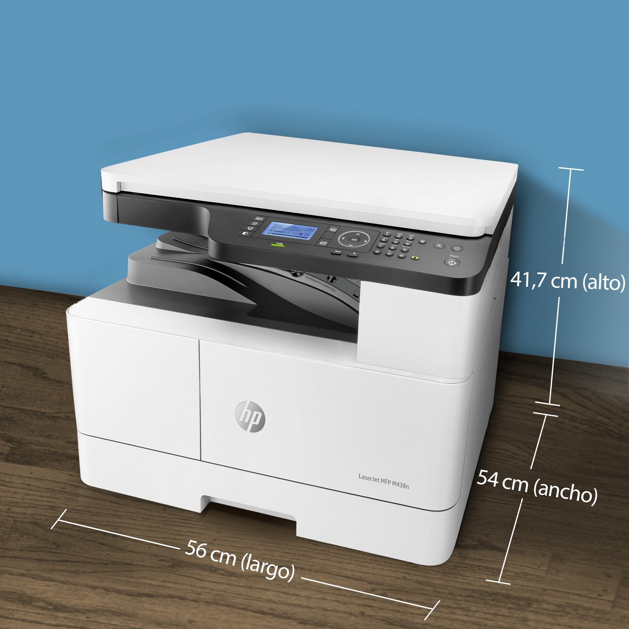 Hp Laserjet Mfp M438n A3 Monochrome Usb Laser Print Copy Scan 22ppm