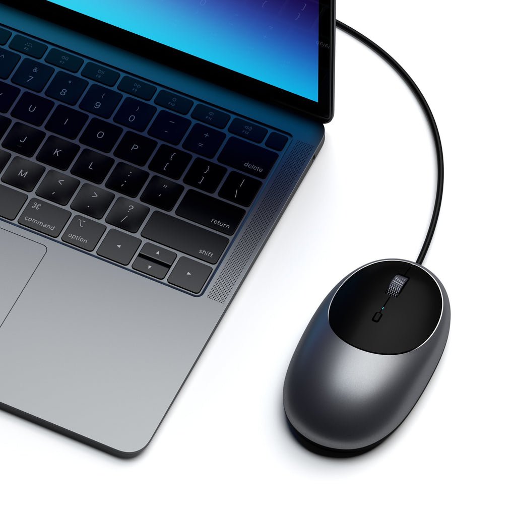 Satechi C1 Ratón Ambidextro Usb Tipo C Ir Led 3200 Dpi