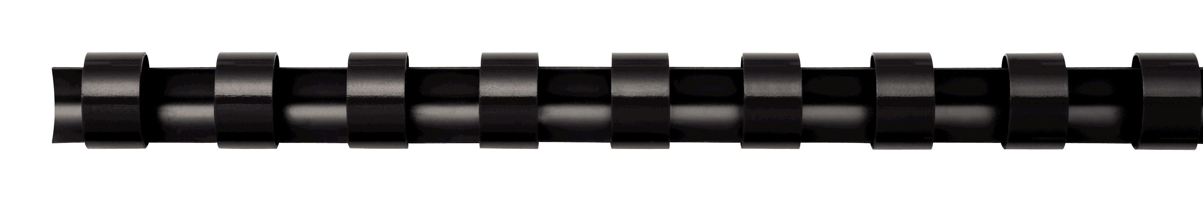 Fellowes Pack De 100 Canutillos Negros 8 Mm